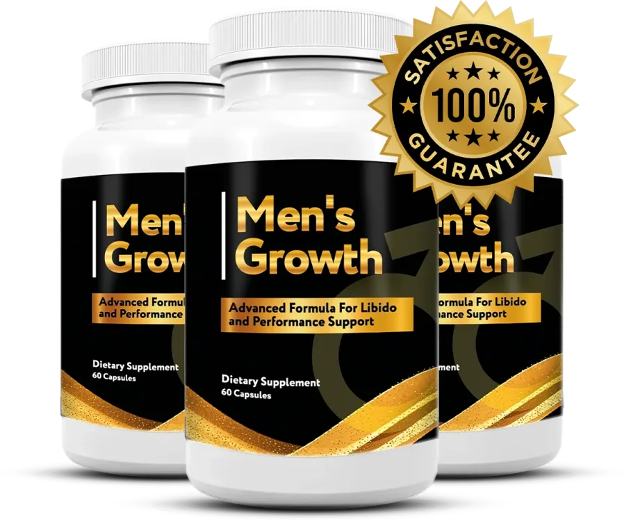 Men's Growth money back guarantee